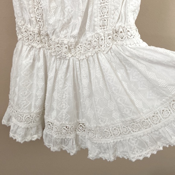 MELISSA ODABASH- Chelsea Cotton Short Dress - Picture 9 of 10